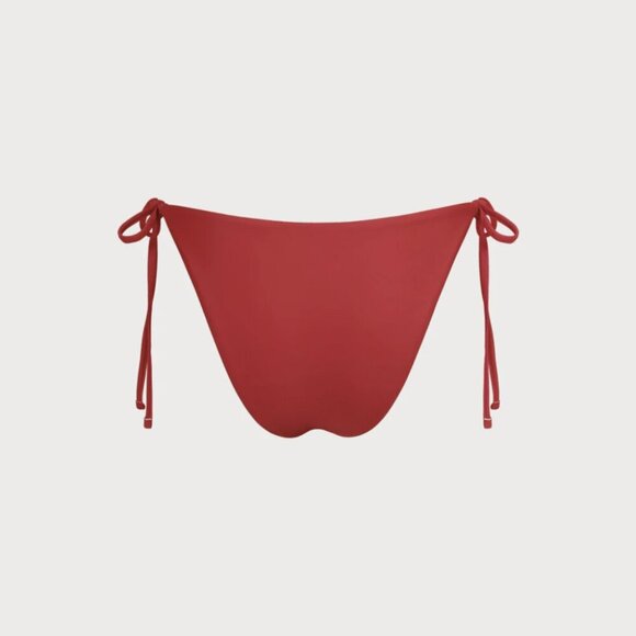 BERLOOK ECONYL® Red Reversible Tie Bikini Bottom ONLY 58 - Picture 7 of 11